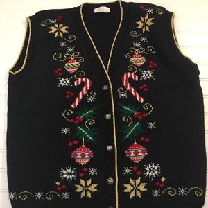 VINTAGE CHRISTMAS SWEATER VEST